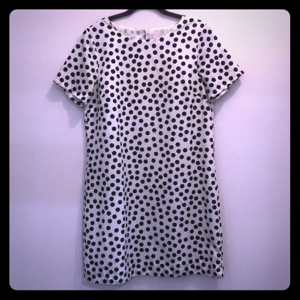 J. Crew Factory  Polka Dot Shift Dress
